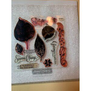Close To My Heart My Acrylix B1355 Timeless Premium Decorative Clear Stamps Autu